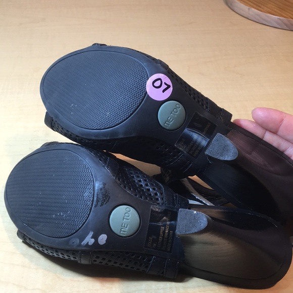 perforated heeled sandal shoe - Picture 5 of 6